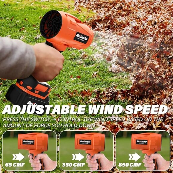 Cordless Hand-held Leaf Snow Blower, NWT (NEVER used) - Picture 4 of 8